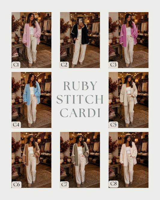 Ruby Stitch Cardi 😍