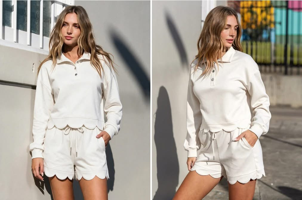 Scallop Hem Sets