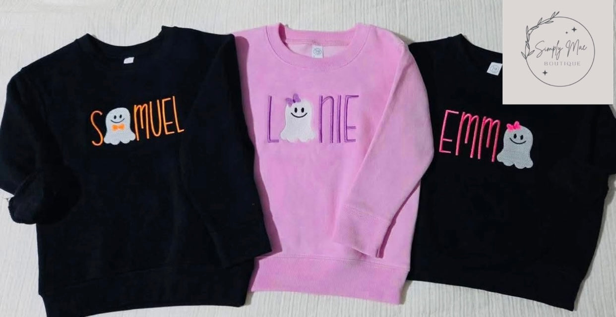 👻✨ GLOW IN THE DARK GHOST NAME CREWS ✨👻