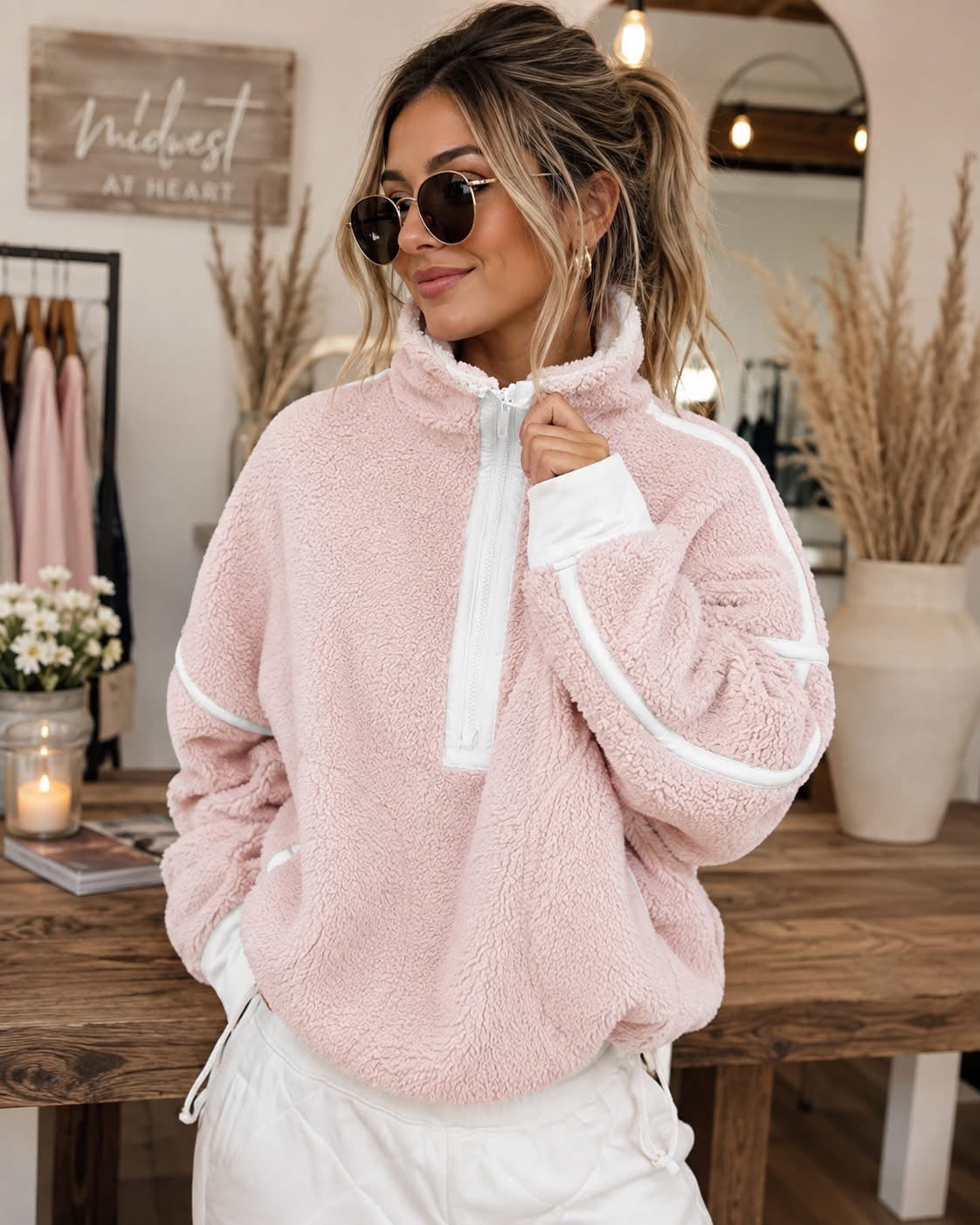 The Simone Half-Zip