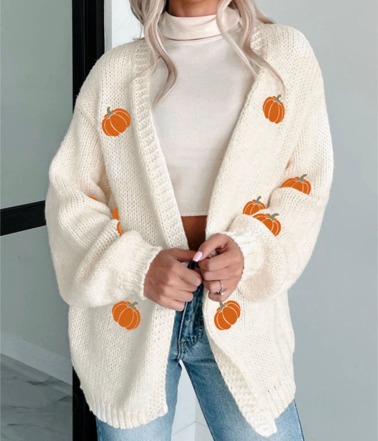 White Pumpkin Cardigan