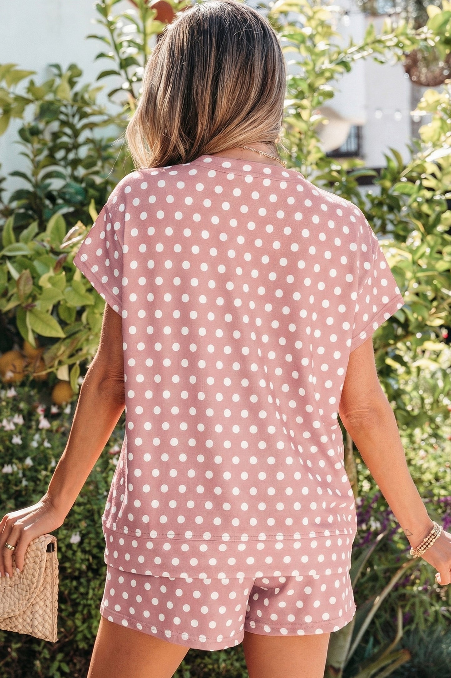 🎀 PINK POLKA DOT SHORT SET 🎀