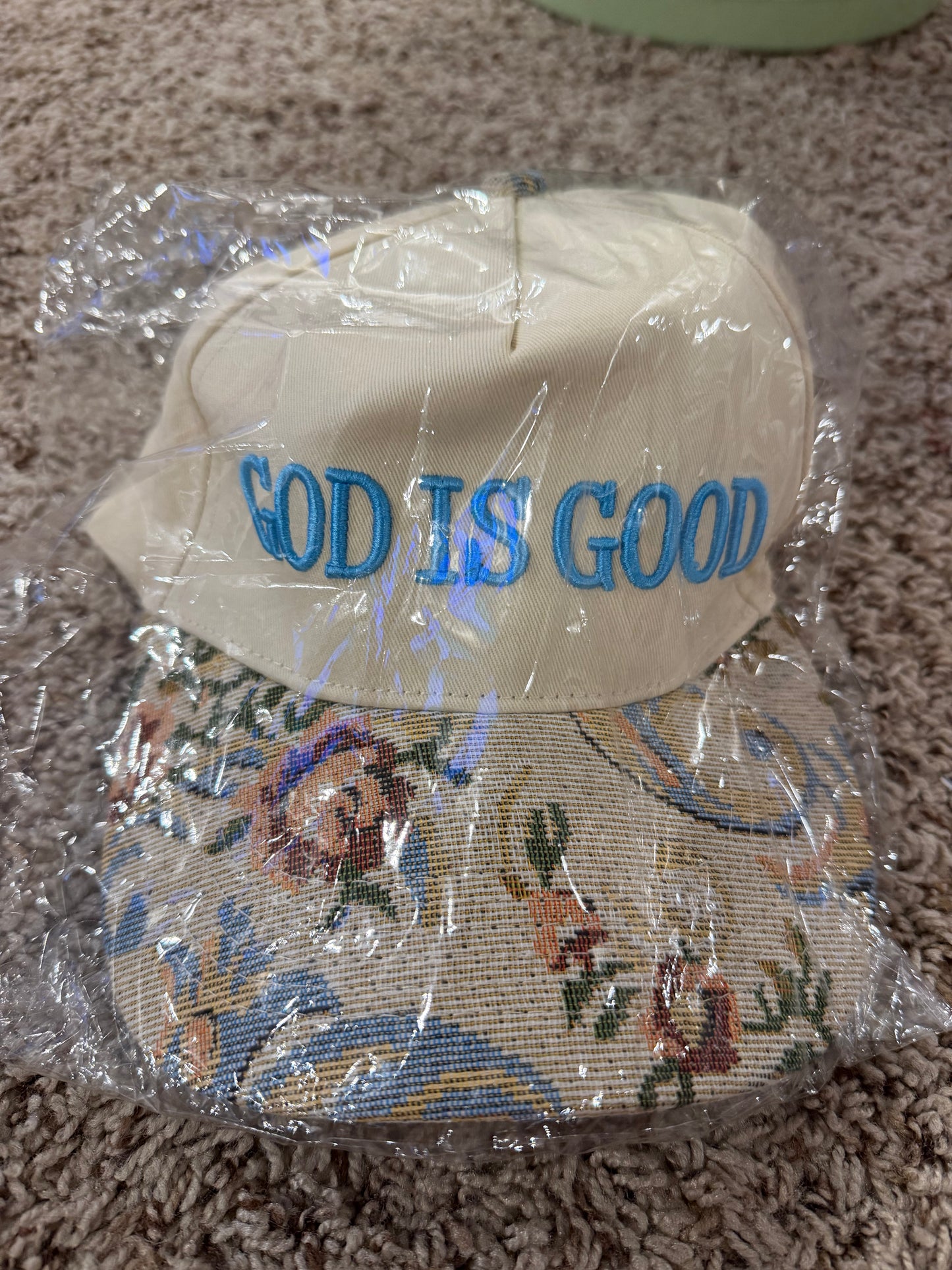 God is Good Embroidery Hat