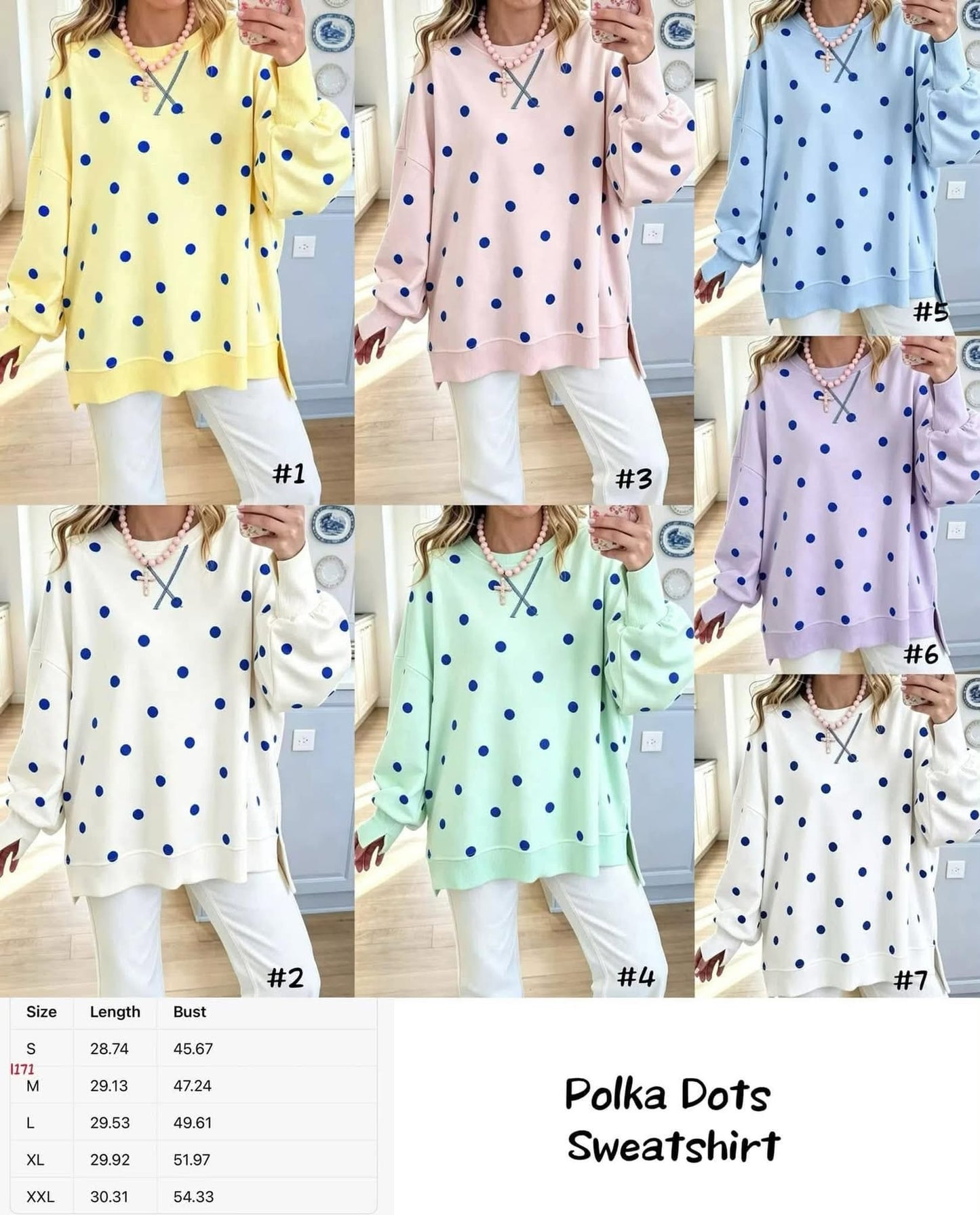 ✨ POLKA DOT SWEATSHIRT PREORDER ✨