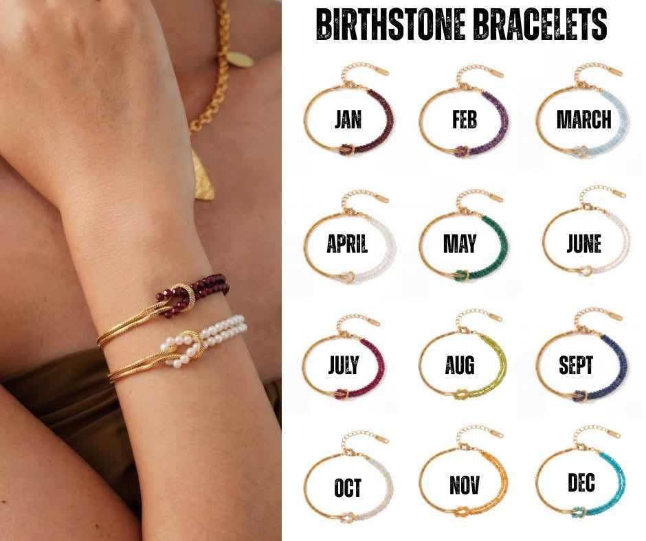 BIRTHSTONE BRACELETS