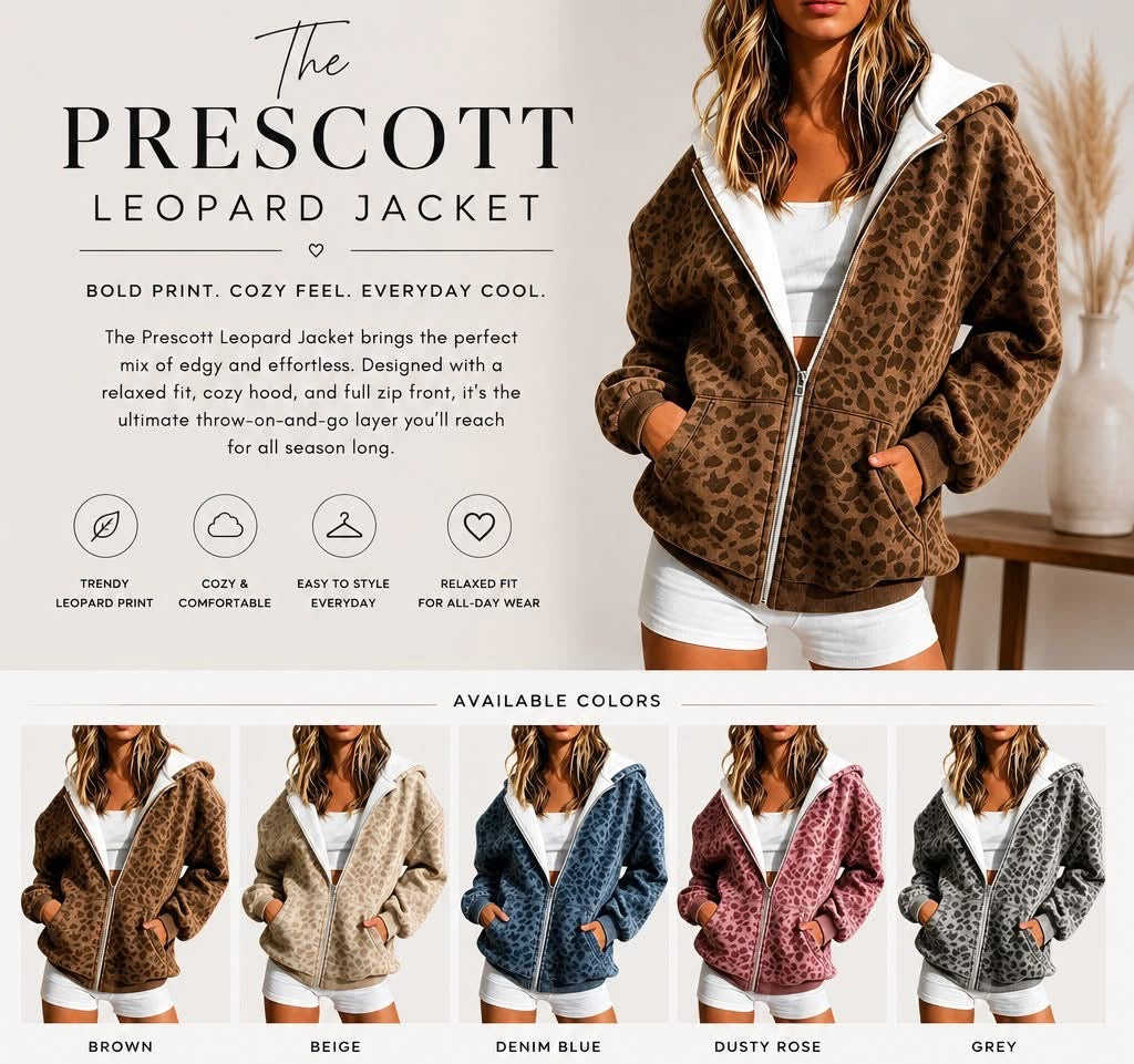 The Prescott Leopard Jacket